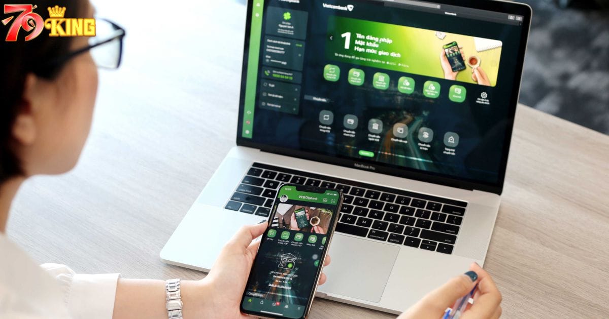 Vay tiền nạp 79KING qua VCB